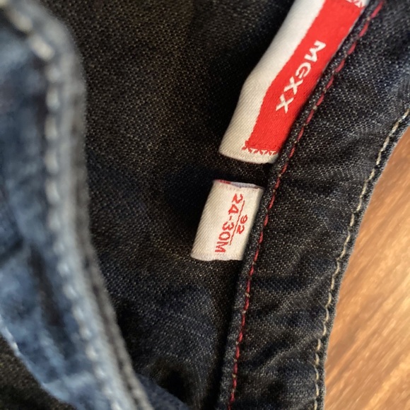 Mexx Girls Denim/Jean Dress - size 24-30M - Picture 3 of 4